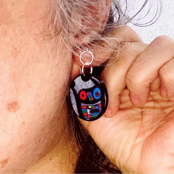 Joan Miro Inspired Earrings - Picture 11 of 14